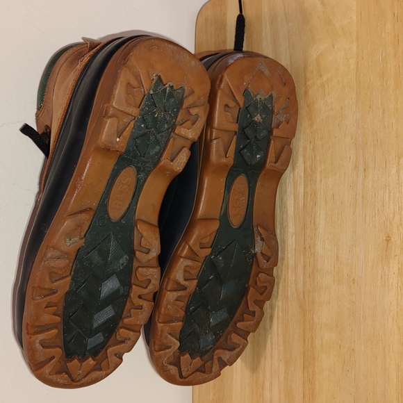 Bass Duck Shoes Size 6 Rain Boots Snow Hunter Green Lace Up - Picture 6 of 9